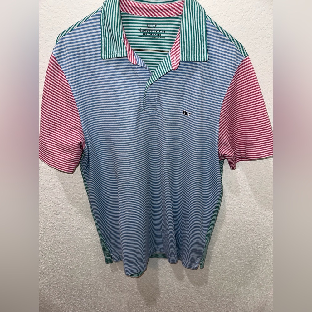 Vineyard Vines Medium Multi-Colored Polo
